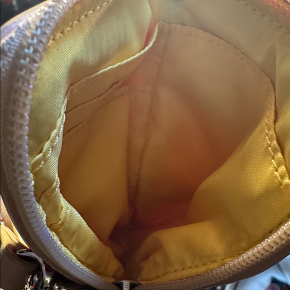 Coach Pink Wristlet with Tan Accents - Picture 5 of 6